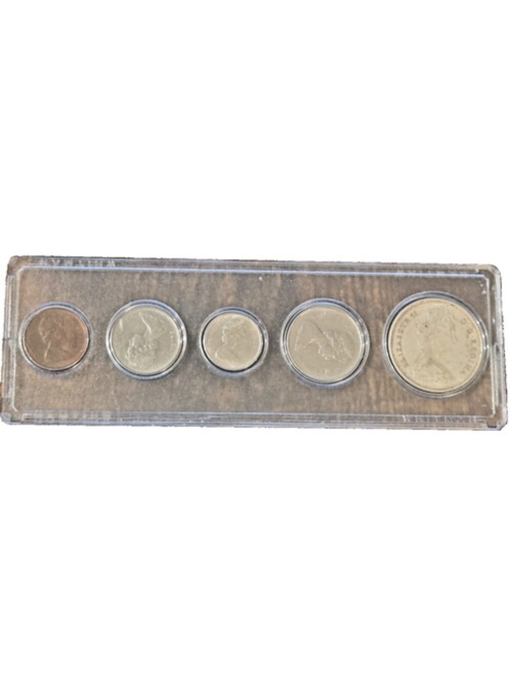 Canada Coin Set 1966 Silver 50 Cent 1975 Penny Nickel Dime Quarter Whitman